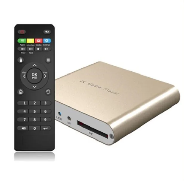 

New Arrival Ultra 4K HD Media Player 1G/8G Multimedia Digital Signage Media Box with Autoplay & Repeat &RTC &Timer Function