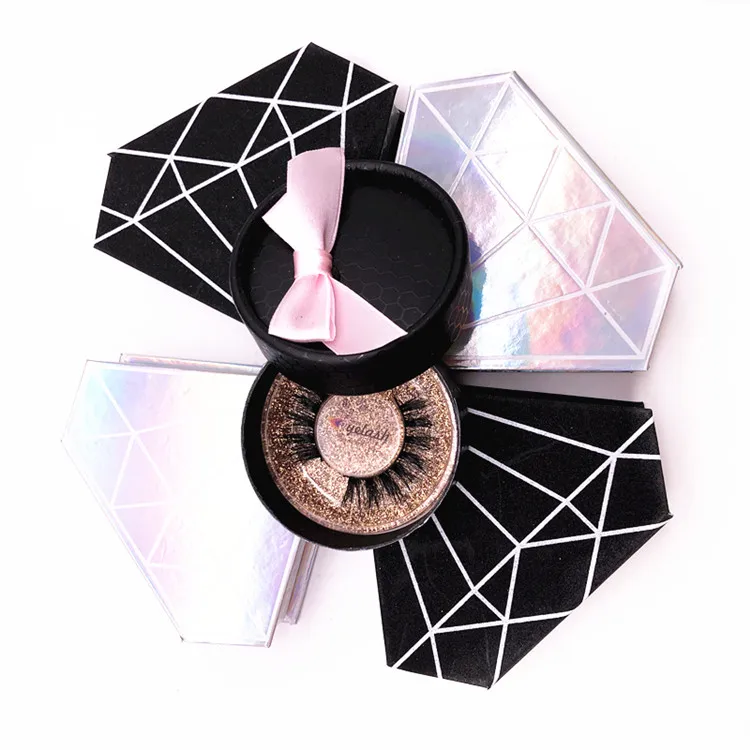 

3d mink eyelashes private label mink eyelash diamond eyelash packaging