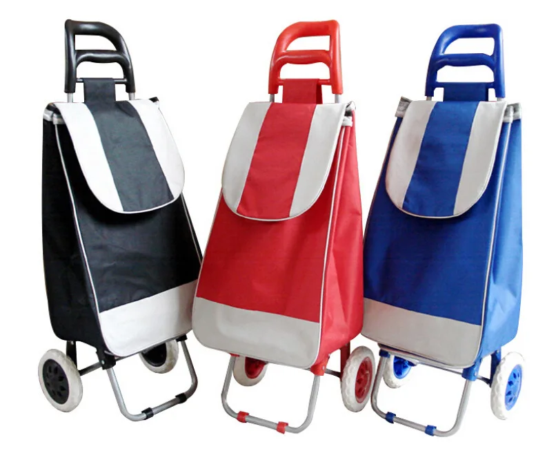 Lightweight Shopping Trolley Bag With Seat,Folding Shopping Cart,Supermarket Shopping Trolley
