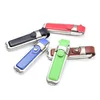 Leather U disk 8g business gifts creative personality custom logo lettering