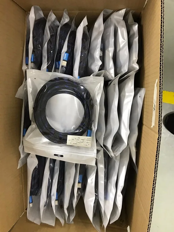 6 feet 5m hdmi cord 3d 4k18gbps with ethernet hdmi braided cable - ANKUX.COM