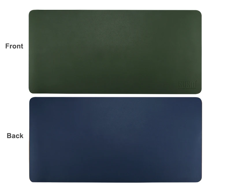 

Good Price double side PU leather desk pad leather gaming leather mouse pad