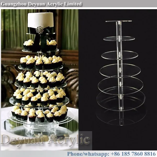 Acrylic Wedding  Cupcake  Tower Stands  Cake  Tier Stand  Buy 