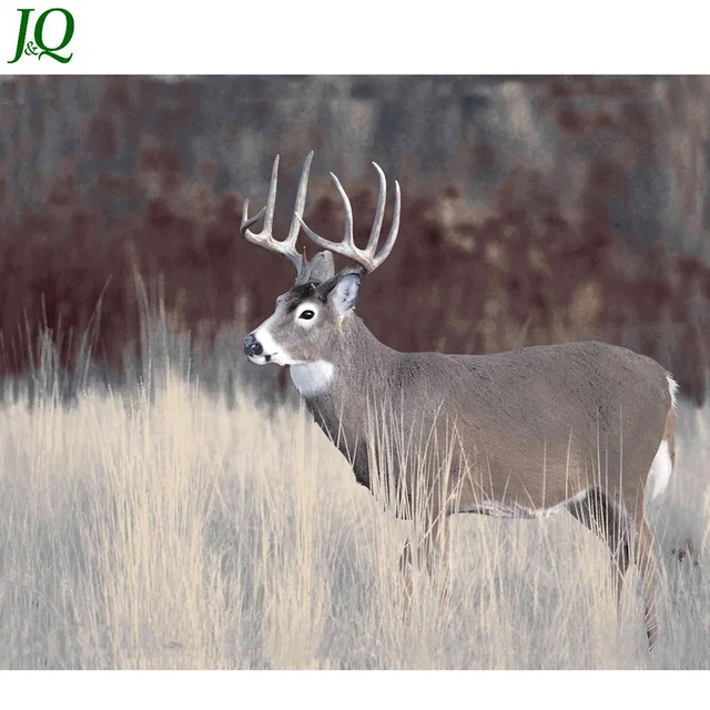 animal deer printed royal micro plush mink throw blanket