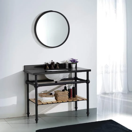 stainless steel bathroom vanity