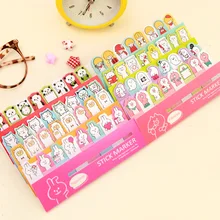 Cute Little Animals Friend Memo Pad Sticky Notes Memo Notebook Stationery Papelaria Escolar School Supplies