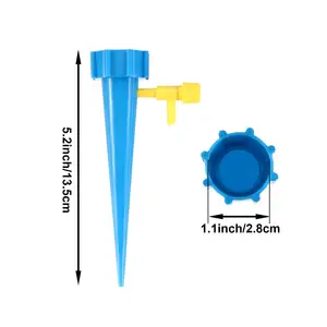 Plant Waterer Self Watering Devices, Vacation Potted Plant Watering Spikes Automatic Drip Irrigation Water Stakes System