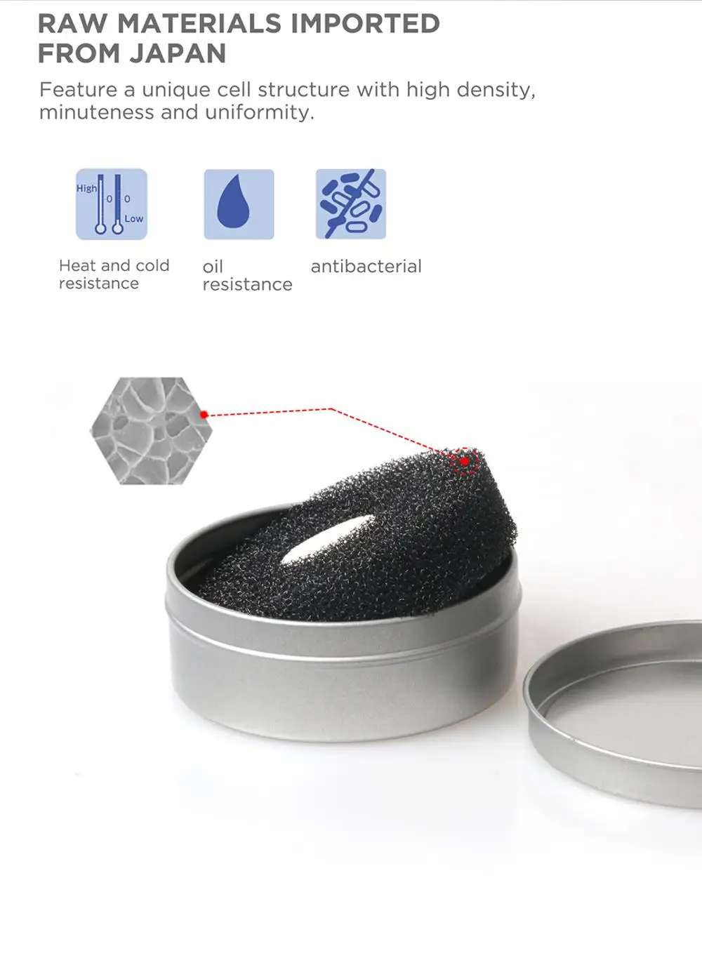 Private Label Free Sample Foaming Sponge Makeup Brush Cleaner
