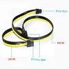 Modular PSU Power Supply Cables PCI e Molex 6pin to 2 PCI-e 8 pin 6+2pin PCI Express Internal Power Splitter Ribbon Cable