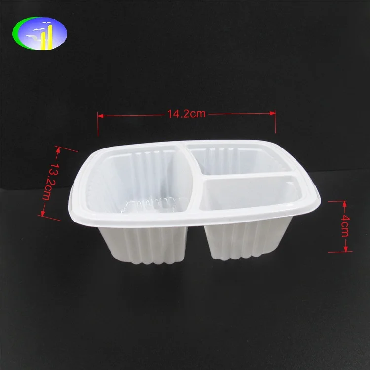 3 divided plastic food tray,China Zhong hong price supplier 21food