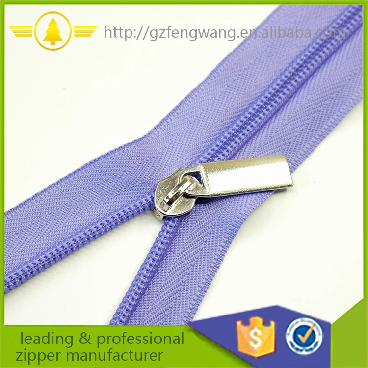 Best Sale High Quality Fancy Nylon Zippers Coil Zips In Rolls For