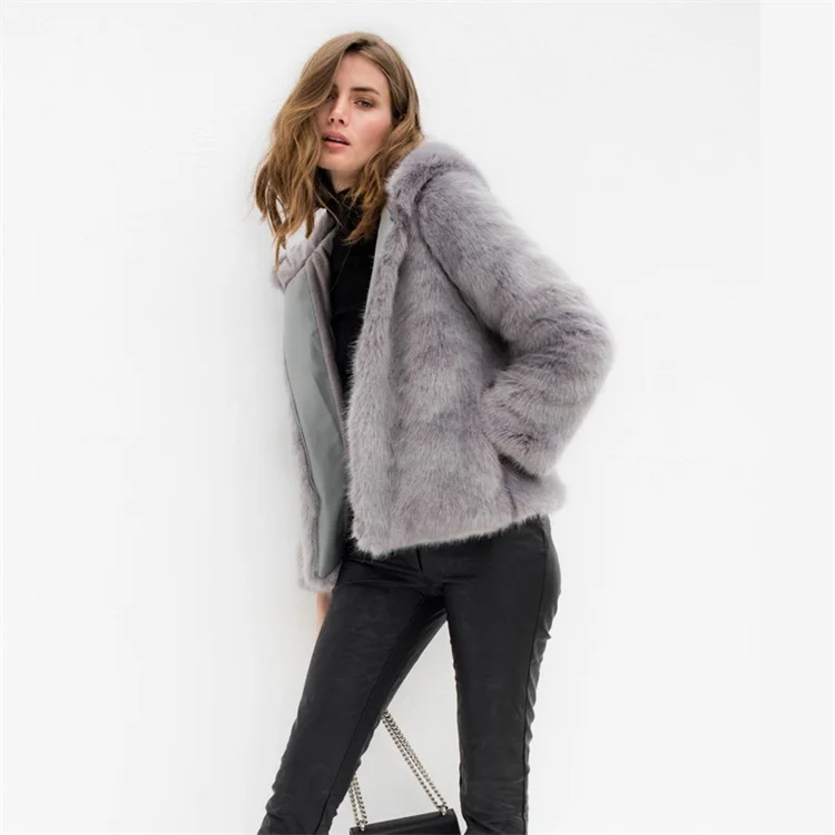 faux fur coat womens with hood