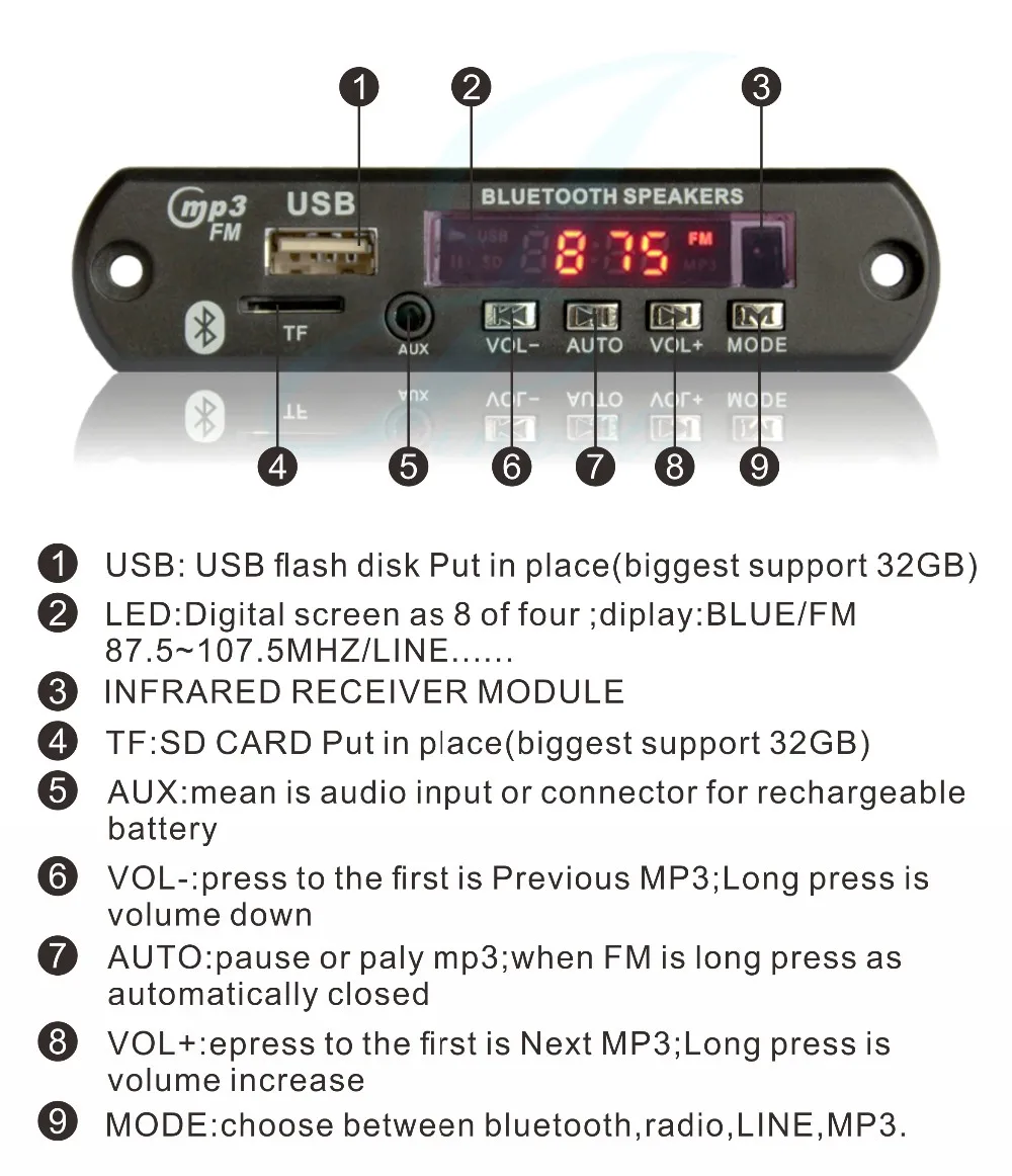 Настрой радио фм. МП-3 модуль юсб плеер. Bluetooth Speakers mp3 fm USB a170. USB mp3-плеер TECHSHOW. Модуль USB 747d.