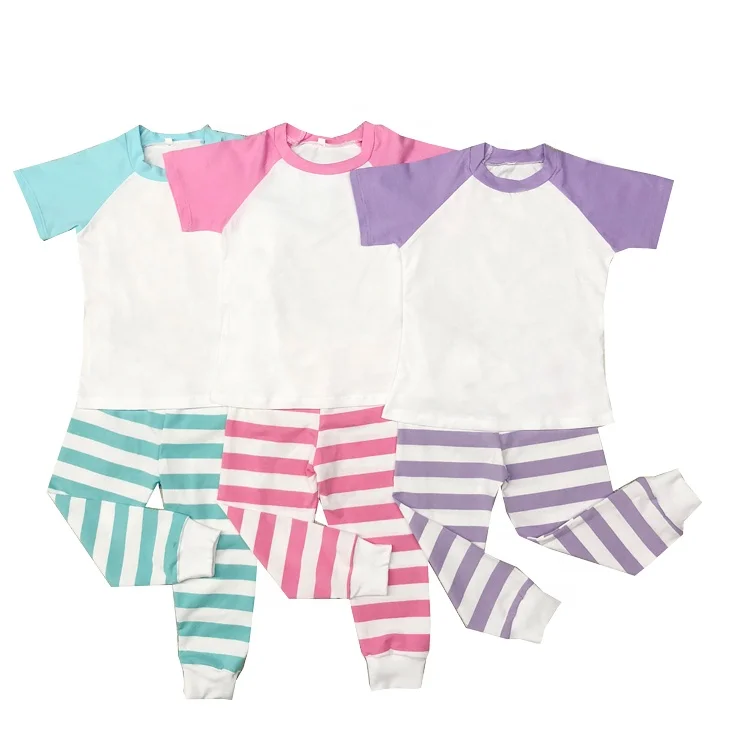 

Wholesale boutique baby girl and boy Easter day pajamas sets kids sleepwear outfits easter stripe pjs, Custom