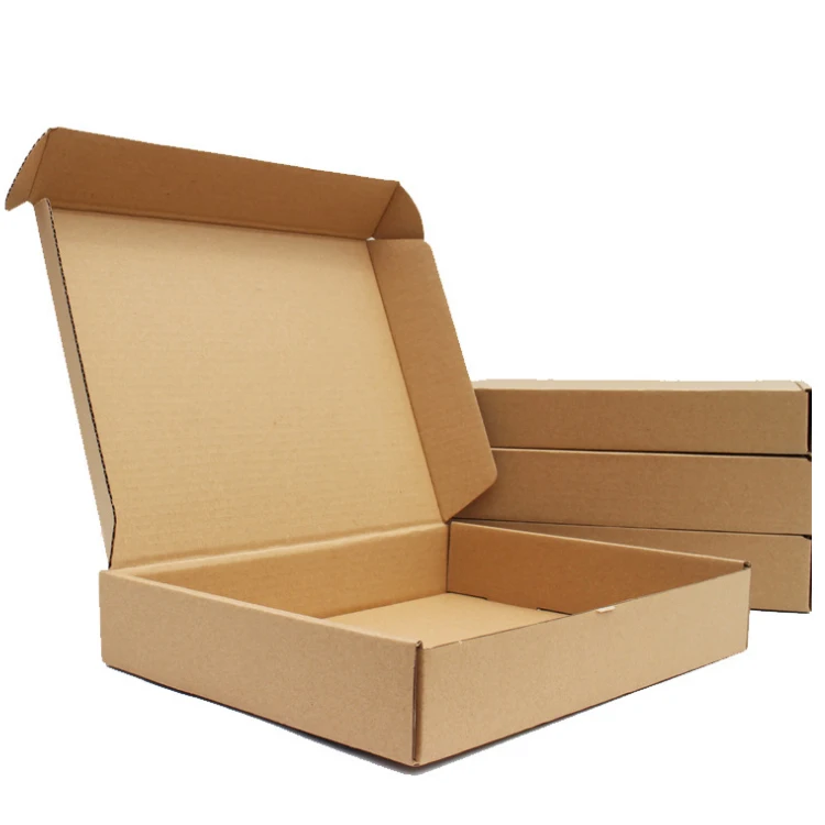 Custom Printed Brand Name Logo Paper Shipping Packaging Clothing Box 