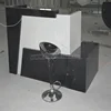 Artificial stone solid surface customer service reception counter/front desk reception counter