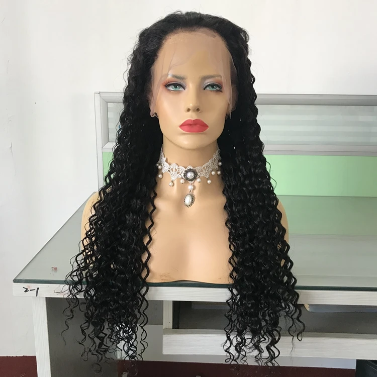 

deep curly 360 lace frontal wig at best quality