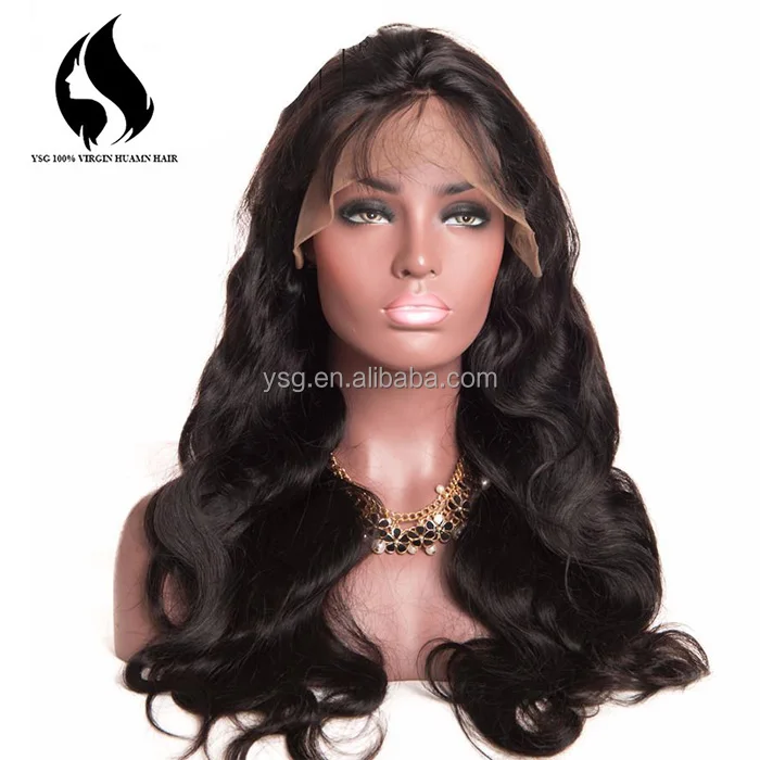 

New Fashion Elegant Swiss Lace Free Part Frontal 130% Density Brazilian Virgin Human Hair Body Wave Lace Front Wig For Women