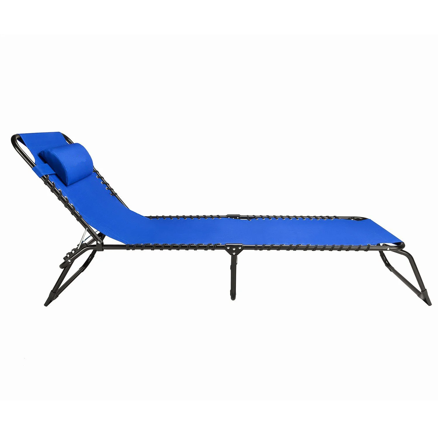 Bungee Portable Folding 3 Positions Cot Patio Foldable Lounger Bed For ...