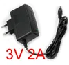 High quality DC 3V 2A IC program AC 100V-240V Converter Switching power adapter 2000mA Supply EU Plug DC 5.5mm x 2.1-2.5mm