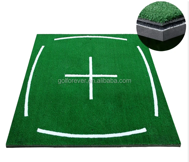 
A+B golf swing mat for driving range training 
