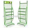 Floor standing grid mesh wire retail display units with baskets