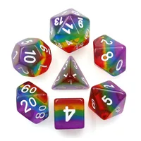 

Good price high quality manufacturer resin bulk dice wholesale mini polyhedral dice