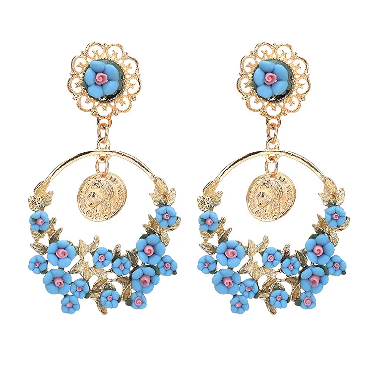 

Flower Dangle Earrings for Women Jewelry Earrings, N/a