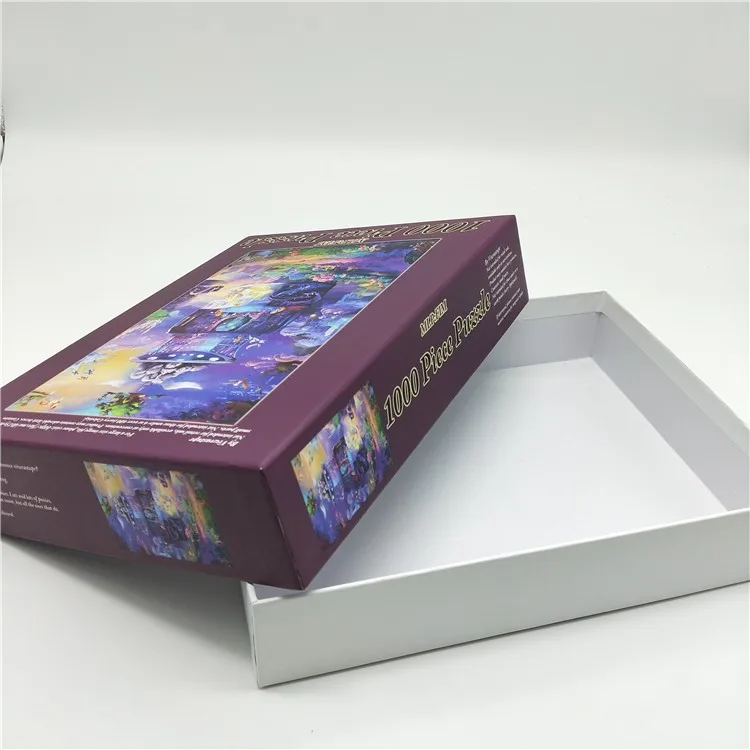 Customized Cardboard Jigsaw Puzzles 1000 Pieces Personalized Iq Floor