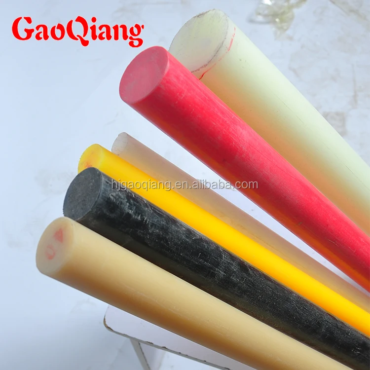 Extruded 10mm colored white nylon round bar solid plastic rod