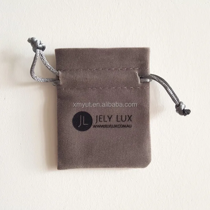 Custom Velvet Jewelry Bag/jewelry Pouch with logo