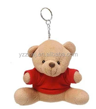 cute teddy keychain