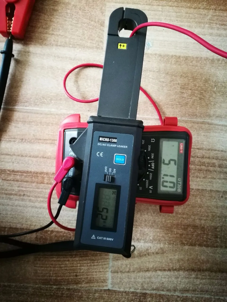 MICRO1200s digital dc/ac leakage current tester clamp meter Clamp