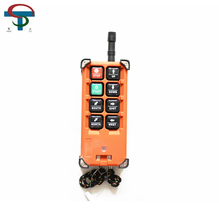 

telecrane f21-e1b type wireless remote control for controlling machine equipment, Yellow