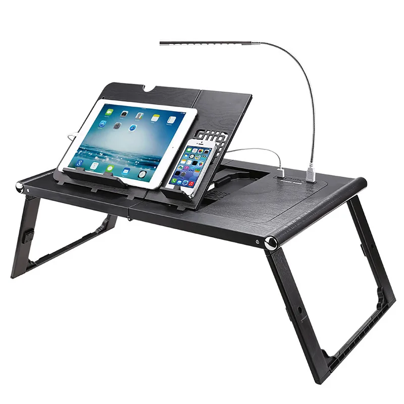 hot new products for 2020 laptop table smart table with power bank 10000Mah
