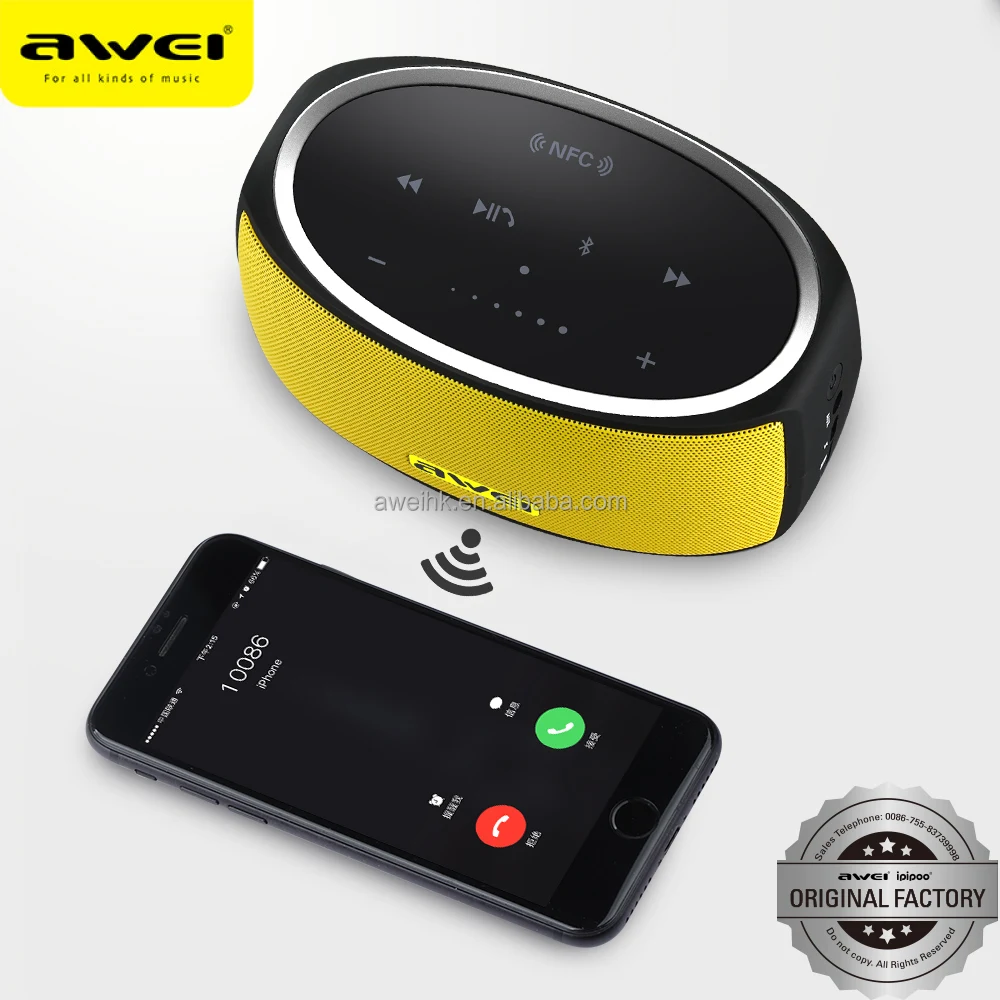 Talking gifts AWEI Y210 Build-in 2200mAh battery waterproof wireless bluetooth speaker