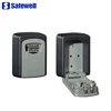 Portable Combination Key Wall Mount Safe Lock Box With Long Shackle Realtor's Lockbox