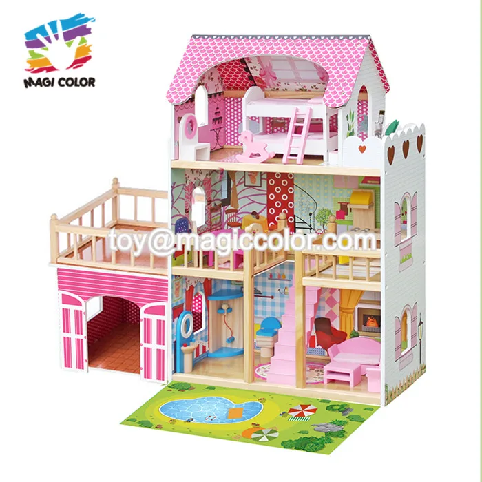 dollhouse with pool