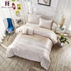 Factory Price custom spangle sequins embroidery home bedding set silver embroidery sequin duvet set