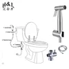 304 Stainless steel complete set for toilet metal handheld bidet faucet bidet sprayer set bidet shattaf kit