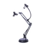 Manufacturer direct marketing dual mobile phone live bracket 360 degrees rotation universal cantilever disc desktop bracket micr