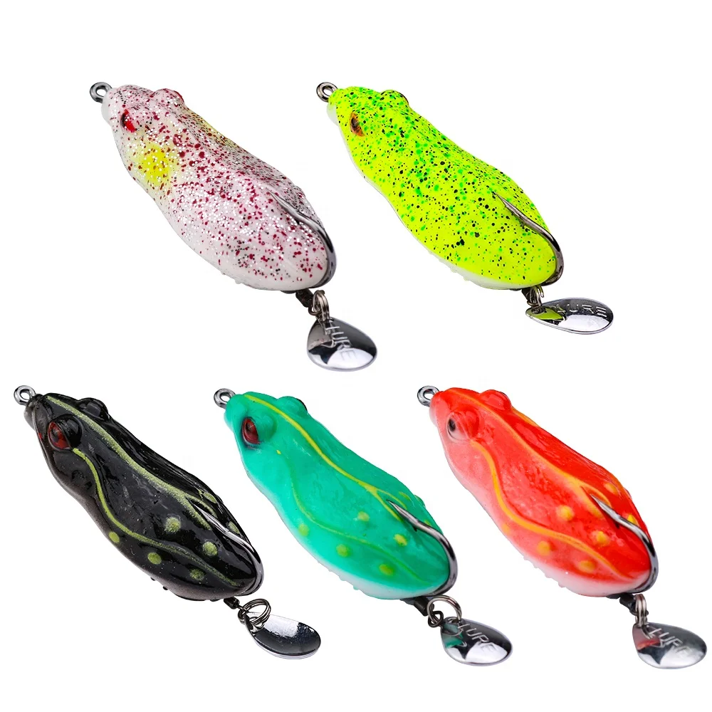 

OBSESSION 13g 60mm lifelike soft frog baits manufacturer wholesale bionic toad lure bass fishing lure stock oem frog lure, Multi