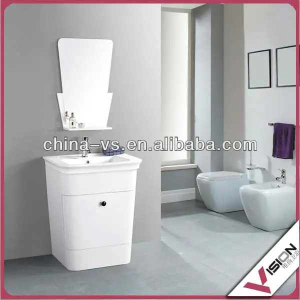 badezimmerboden schrank mit edelstahl wäschekorb-Kabinett des