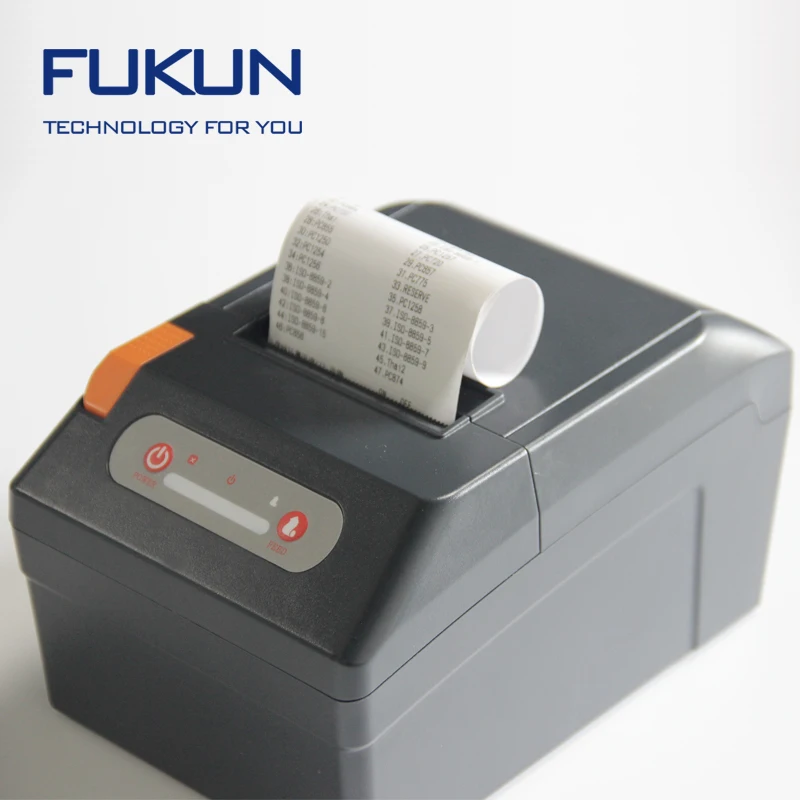 

China wholesale direct thermal portable rs232 thermal printer, Black color