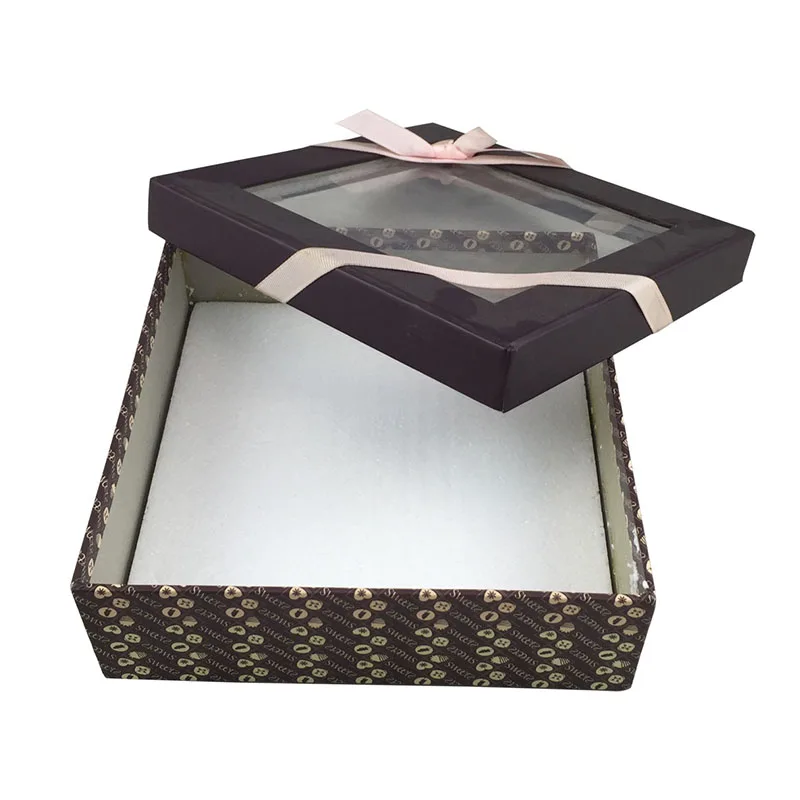Clear Window Decorative Gift Box With Lid Buy Gift Box With Lid