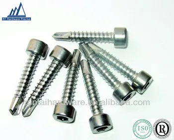 hex socket cap head self drilling sheet metal screws buy self socket head sheet metal screw