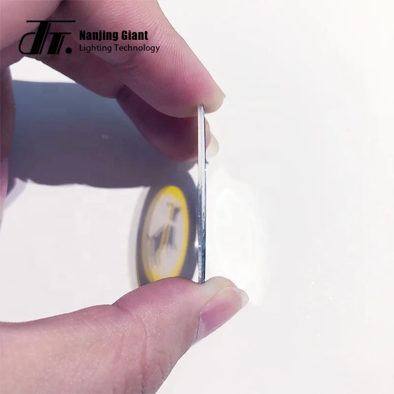 For logo Projector Use Laser Processing Glass Regular Size 4 Colors Gobo Lens