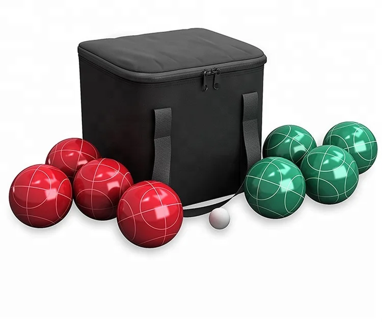

Bocce Ball Set (107mm Resin Balls) bocce lawn bowls / lawn bowling ball, Customized color
