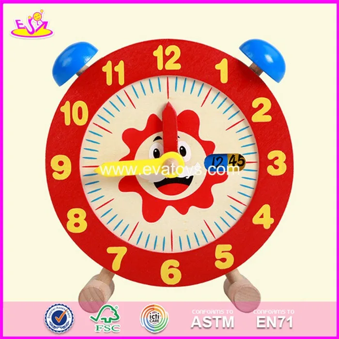 2017 New Design Custom Toddlers Wooden Funny Alarm Clocks W14k007 Buy