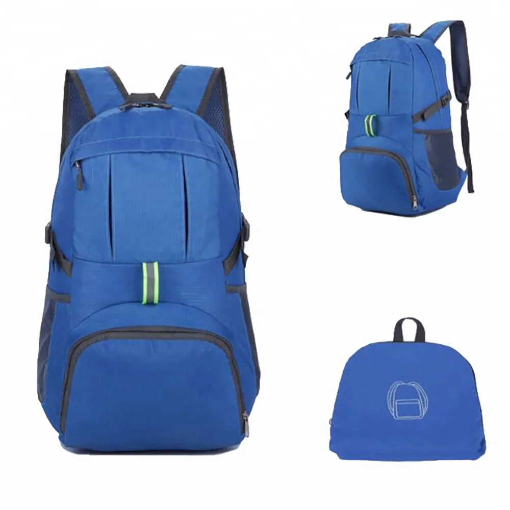 

Folding backpack cheap foldable hiking backpack customized school back packs